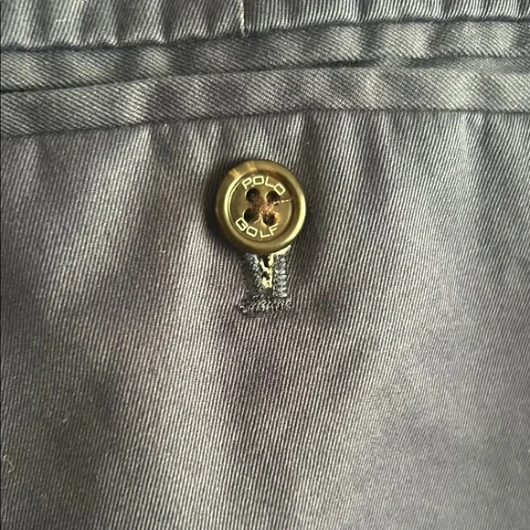 Polo by Ralph Lauren Navy Blue Flat Front Shorts - Picture 4 of 11